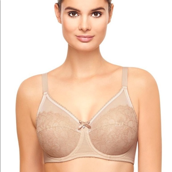 WACOAL 40D Nude Retro Chic Full Figure Underwire Bra 855186 - Picture 7 of 10